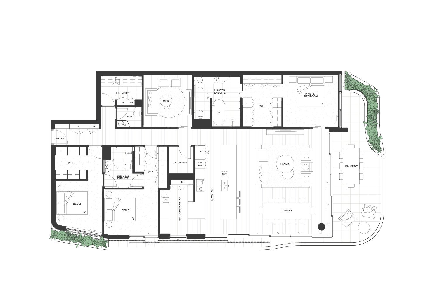 Aire 102 3 Bed Info Sheet Floor Plan