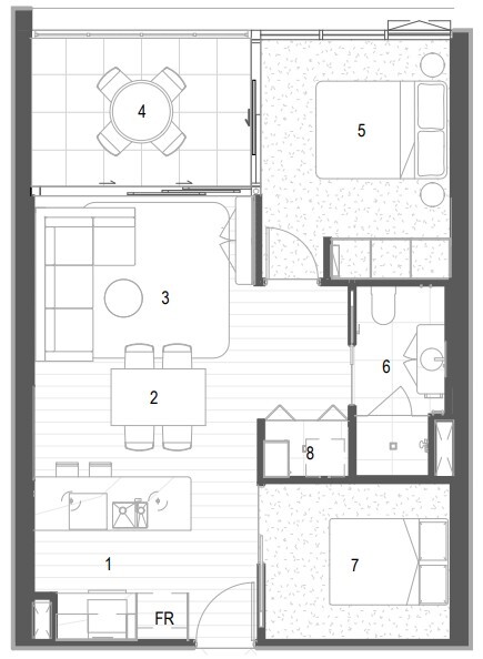 Duet Type 01 Floor Plan