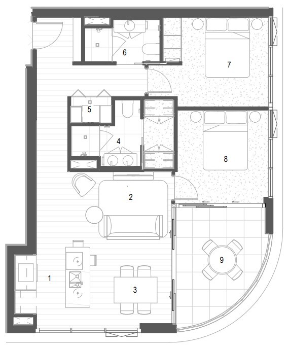 Duet Type 04 Floor Plan