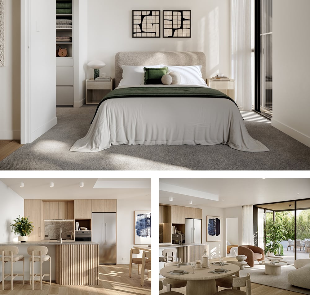 Florian Rise 2 Bed Collage Info Sheet