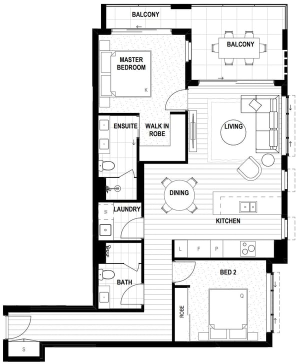 The Rockwell Floor Plan 206